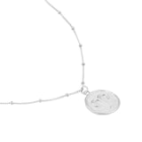 Goldsmiths Sterling Silver Aries Beaded Chain Horoscope Pendant