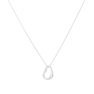 Goldsmiths Sterling Silver Open Heart Pendant