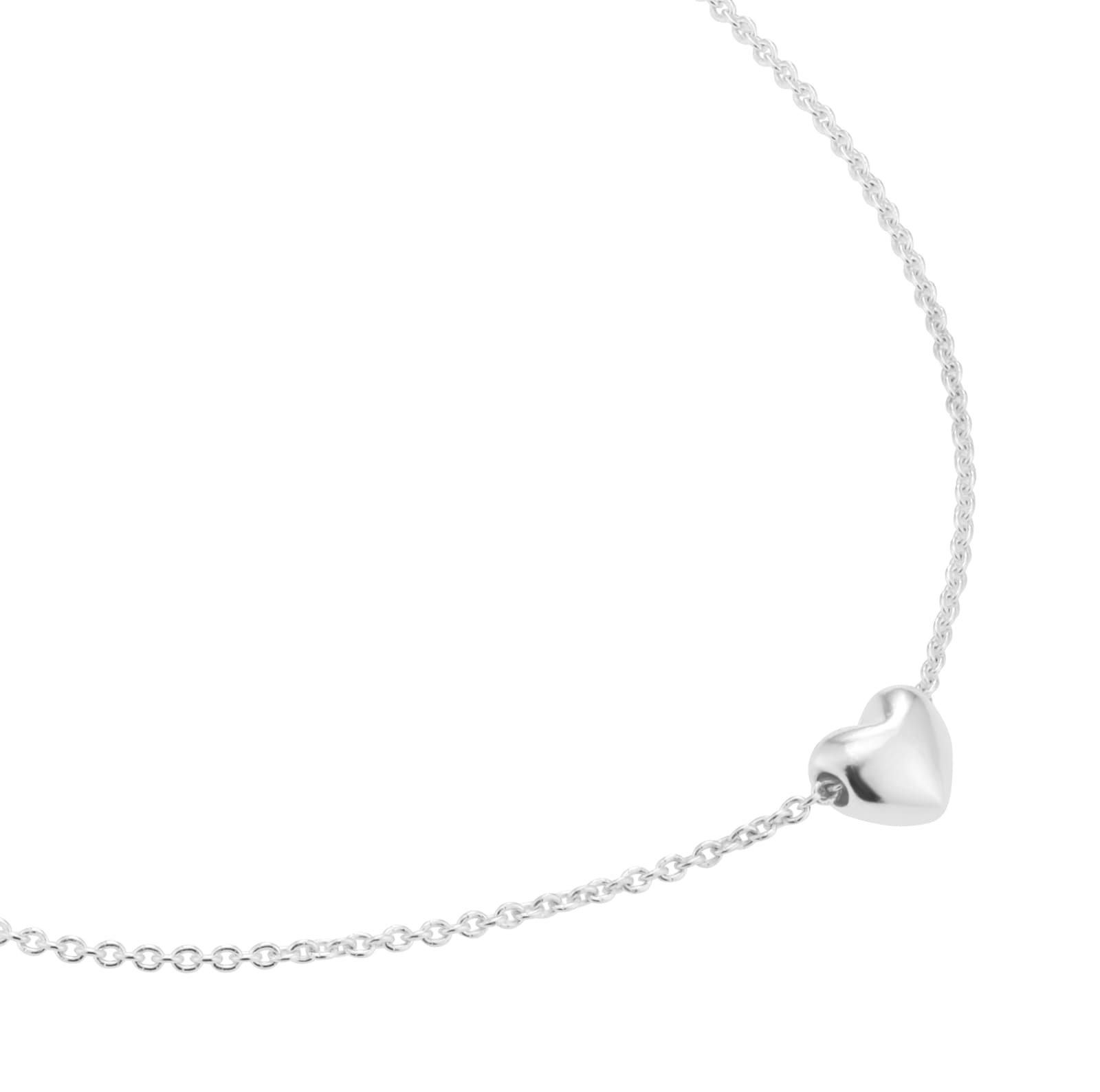 Goldsmiths Sterling Silver 5x6 Heart Pendant