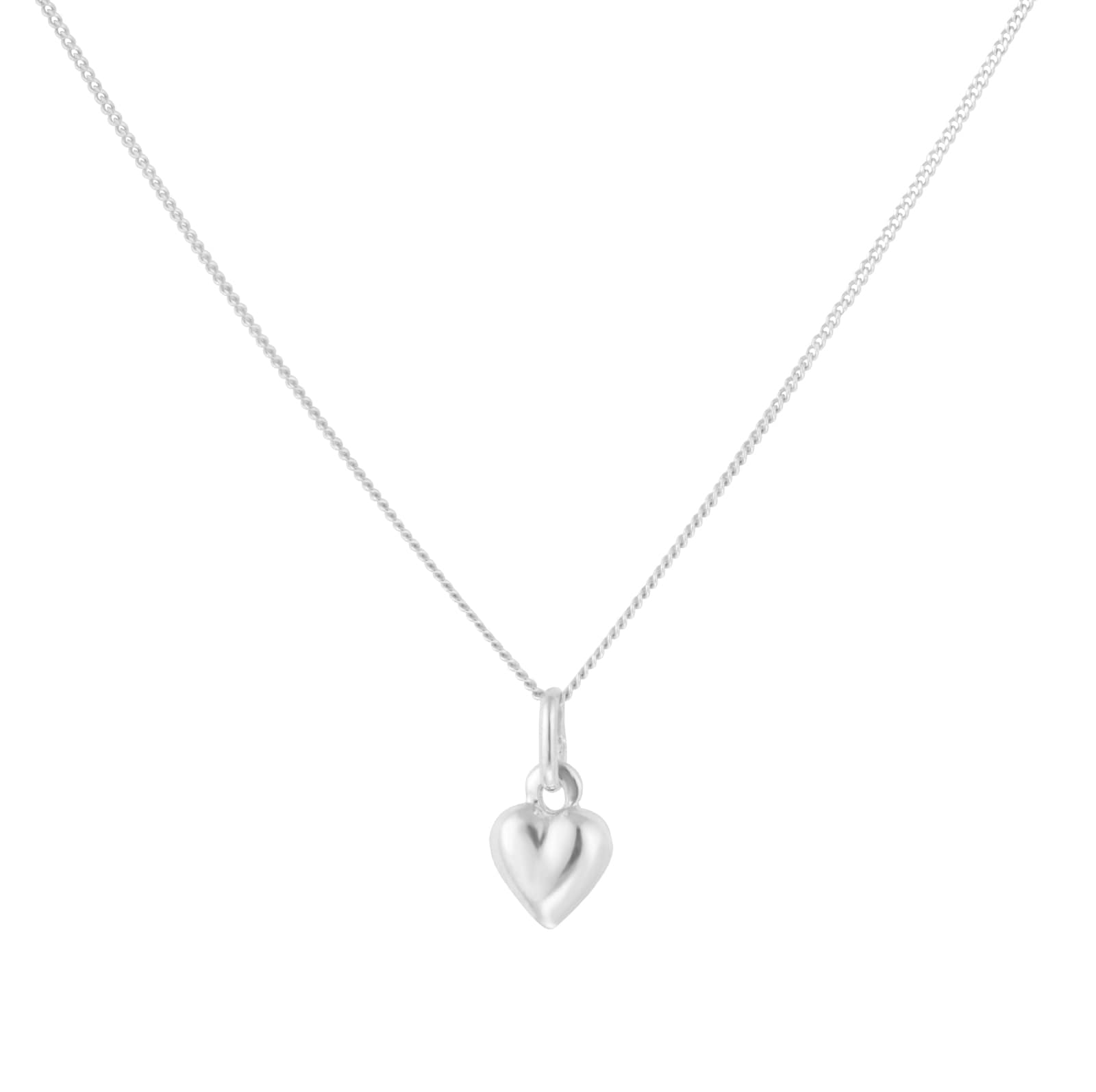 Goldsmiths Sterling Silver 9x16 Heart Pendant