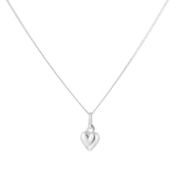 14700298 - Sterling Silver 9x16 Heart Pendant