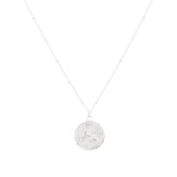 Goldsmiths Sterling Silver Capricorn Beaded Chain Horoscope Pendant