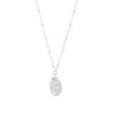 Goldsmiths Sterling Silver Capricorn Beaded Chain Horoscope Pendant