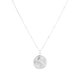 Goldsmiths Sterling Silver Leo Beaded Chain Horoscope Pendant