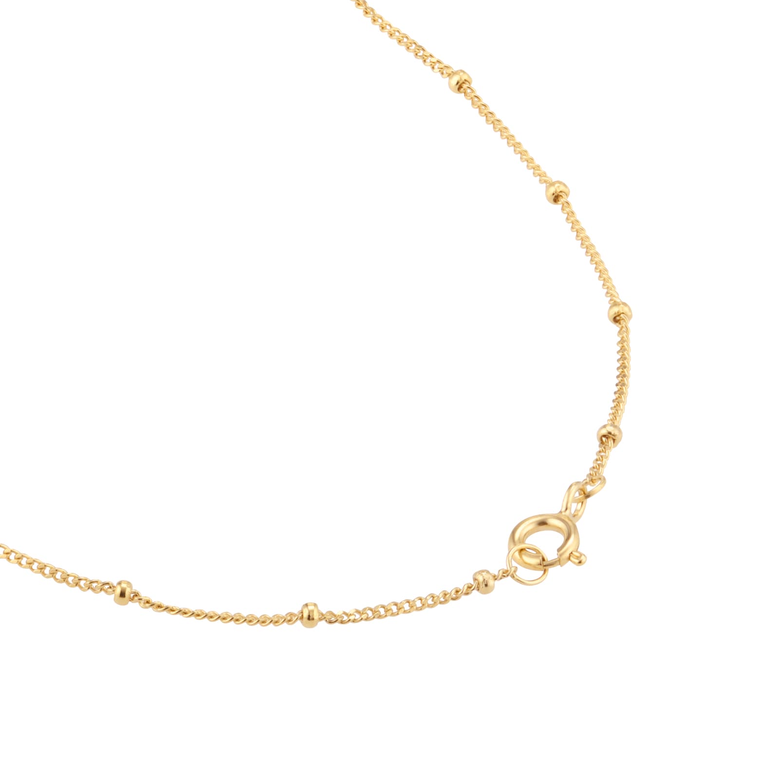 Goldsmiths 18ct Yellow Gold Plated Sterling Silver Leo Beaded Chain Horoscope Pendant Goldsmiths 18ct Yellow Gold Plated Sterling Silver Leo Beaded Chain Horoscope Pendant