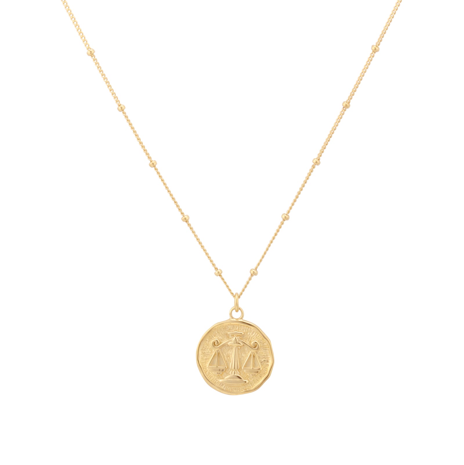 Best Luxury
18ct Yellow Gold Plated Sterling Silver Libra Beaded Chain Horoscope Pendant Best Luxury
18ct Yellow Gold Plated Sterling Silver Libra Beaded Chain Horoscope Pendant