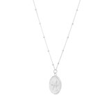 Goldsmiths Sterling Silver Pisces Beaded Chain Horoscope Pendant
