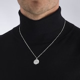 Goldsmiths Sterling Silver Pisces Beaded Chain Horoscope Pendant