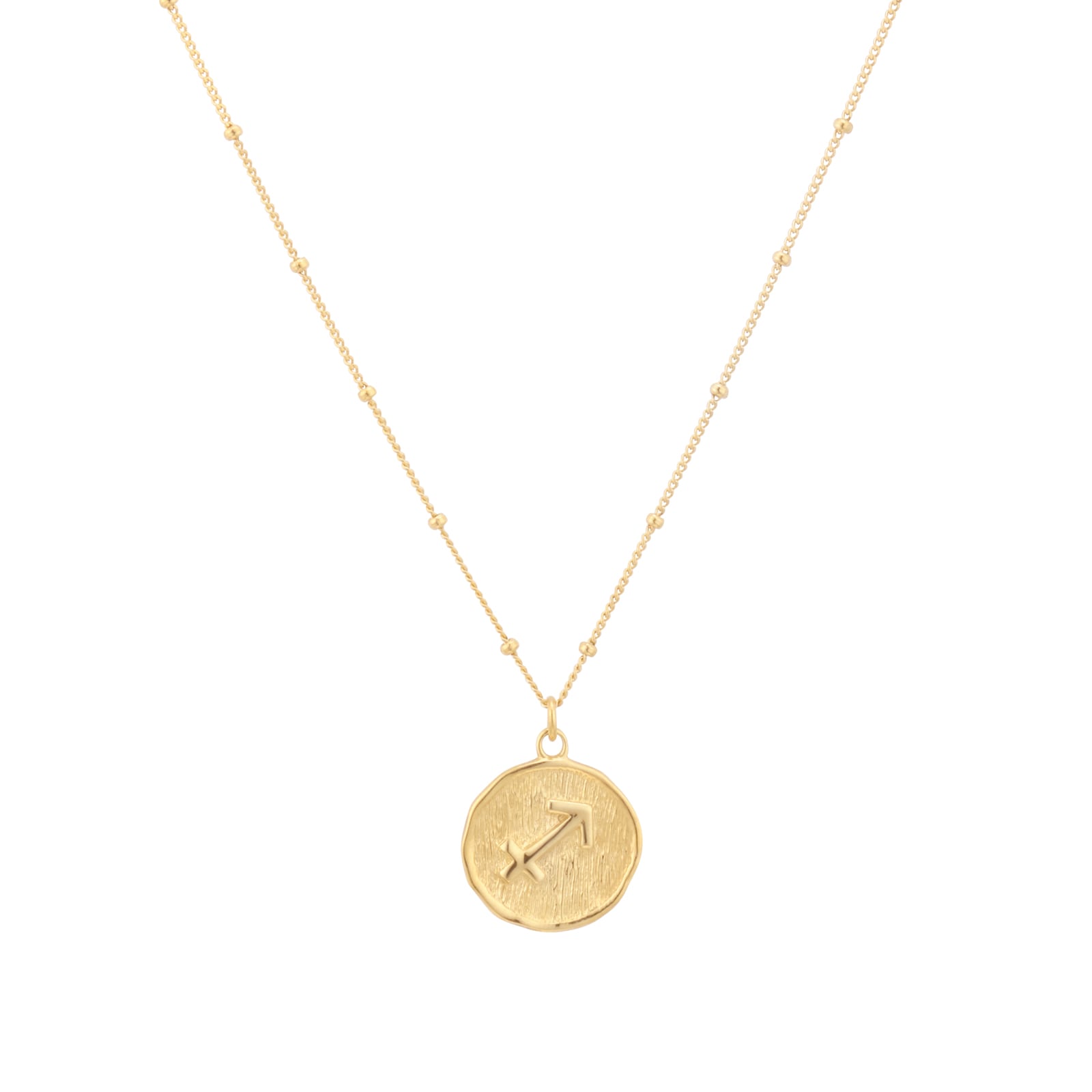 Best Luxury
18ct Yellow Gold Plated Sterling Silver Sagittarious Beaded Chain Zodiac Pendant Best Luxury
18ct Yellow Gold Plated Sterling Silver Sagittarious Beaded Chain Zodiac Pendant