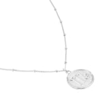 Goldsmiths Sterling Silver Scorpio Beaded Chain Horoscope Pendant