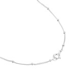 Goldsmiths Sterling Silver Taurus Beaded Chain Horoscope Pendant