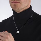 Goldsmiths Sterling Silver Taurus Beaded Chain Horoscope Pendant
