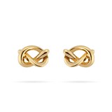 Mappin & Webb 18ct Yellow Gold Knot Stud Earrings