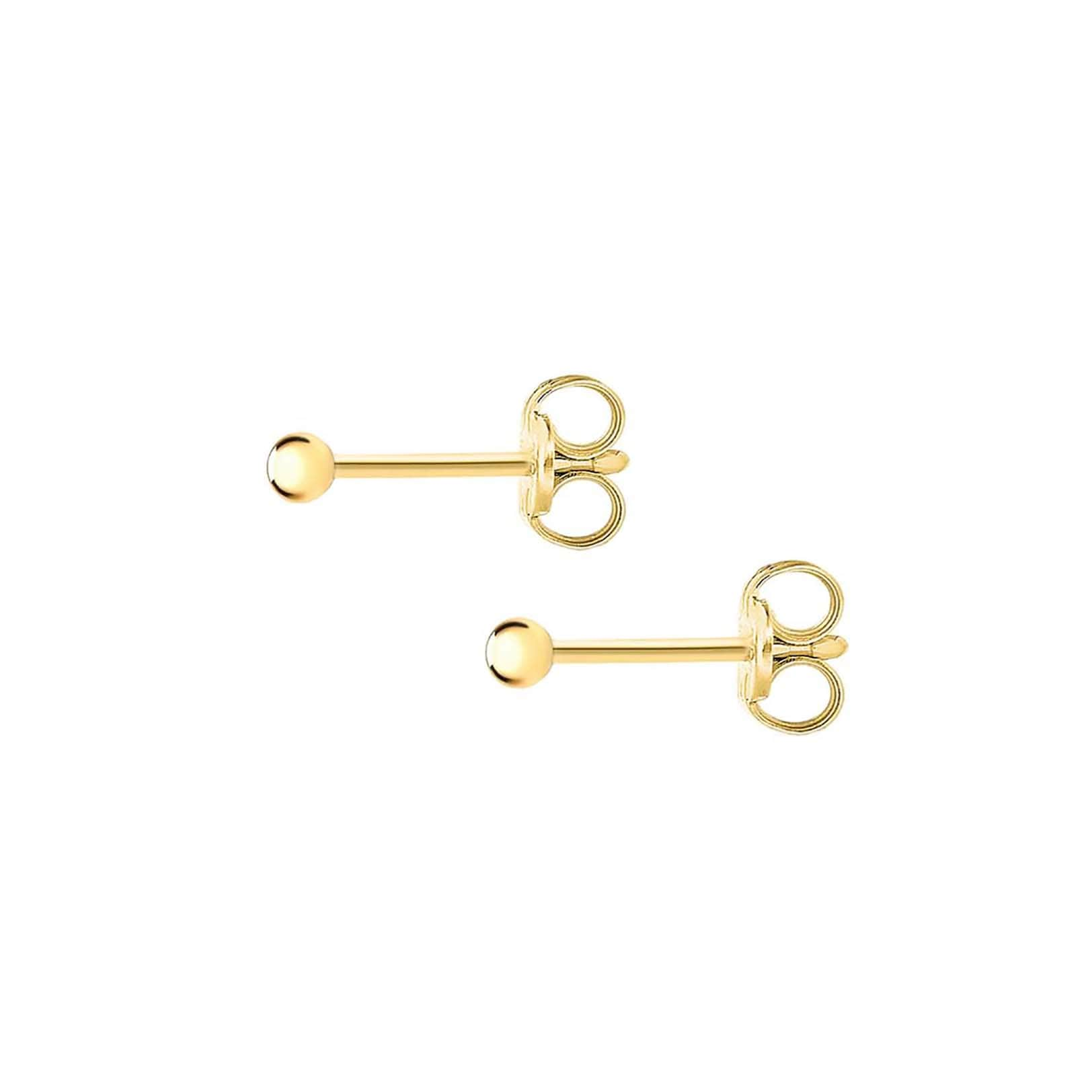 Small gold ball 2025 stud earrings