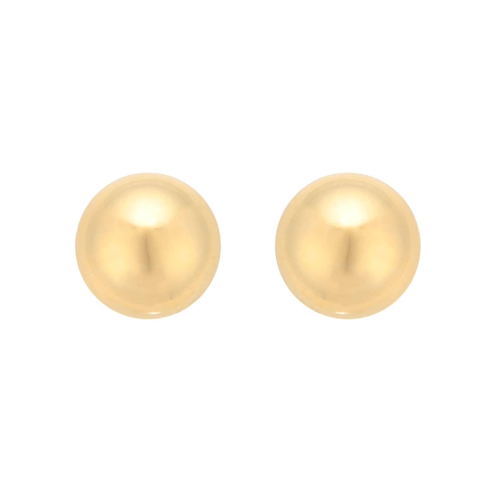 Goldsmiths 18ct Yellow Gold 4mm Ball Stud Earrings