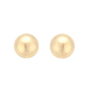 Goldsmiths 18ct Yellow Gold 6mm Ball Stud Earrings