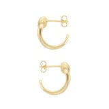 Goldsmiths 9ct Yellow Gold Loop Knot Stud Earrings