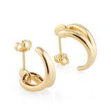 Goldsmiths 9ct Yellow Gold Loop Knot Stud Earrings