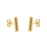 Mappin & Webb 18ct Yellow Gold Bar Stud Earrings