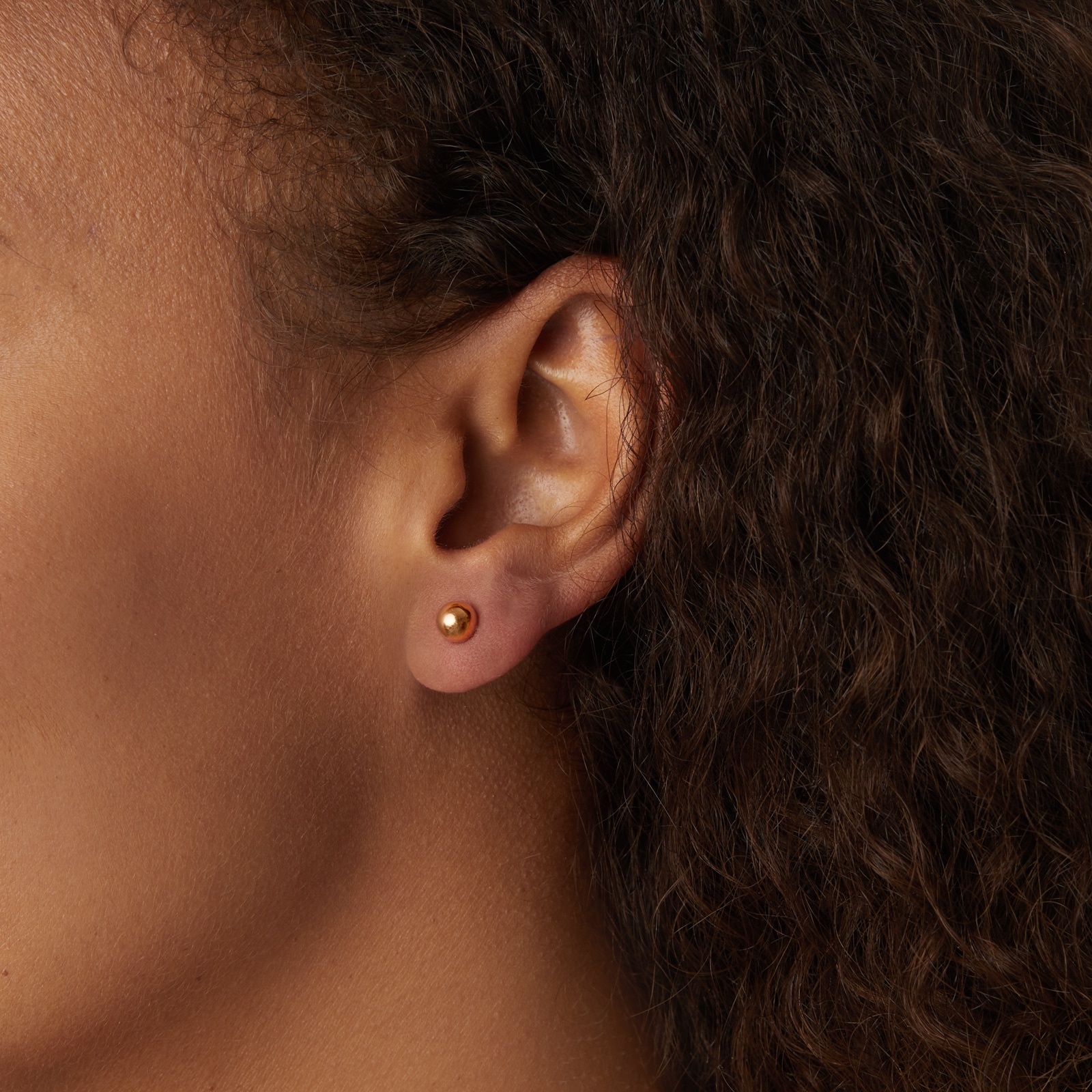 Mappin & Webb 18ct Yellow Gold 6mm Ball Stud Earrings