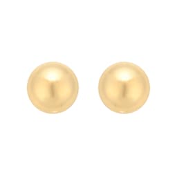 15010343 - 18ct Yellow Gold 4mm Ball Stud Earrings