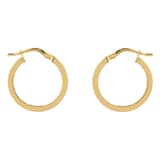 Goldsmiths 9ct Yellow Gold 18mm Medium Hoop Earrings