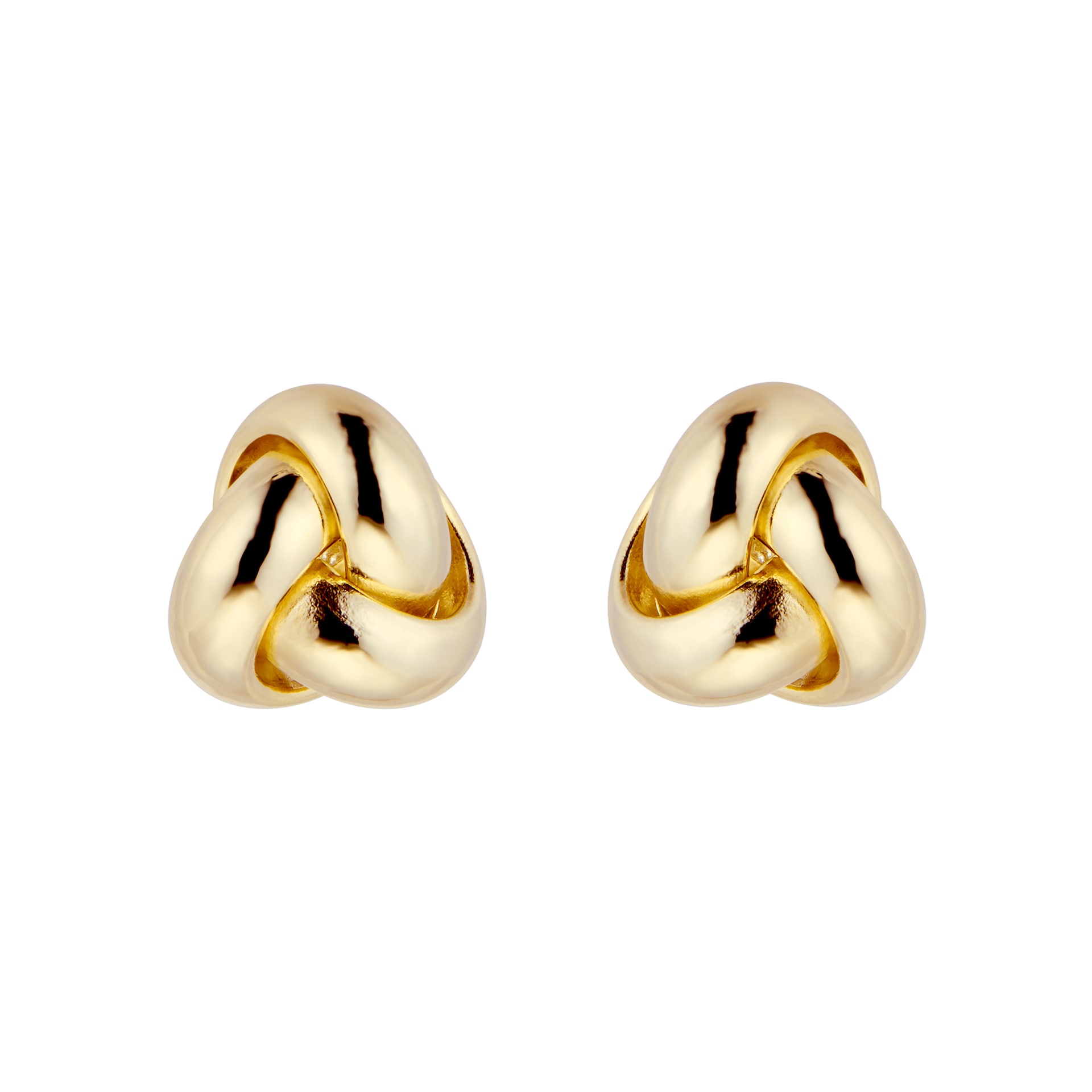 Goldsmiths 9ct Gold Knot Earrings