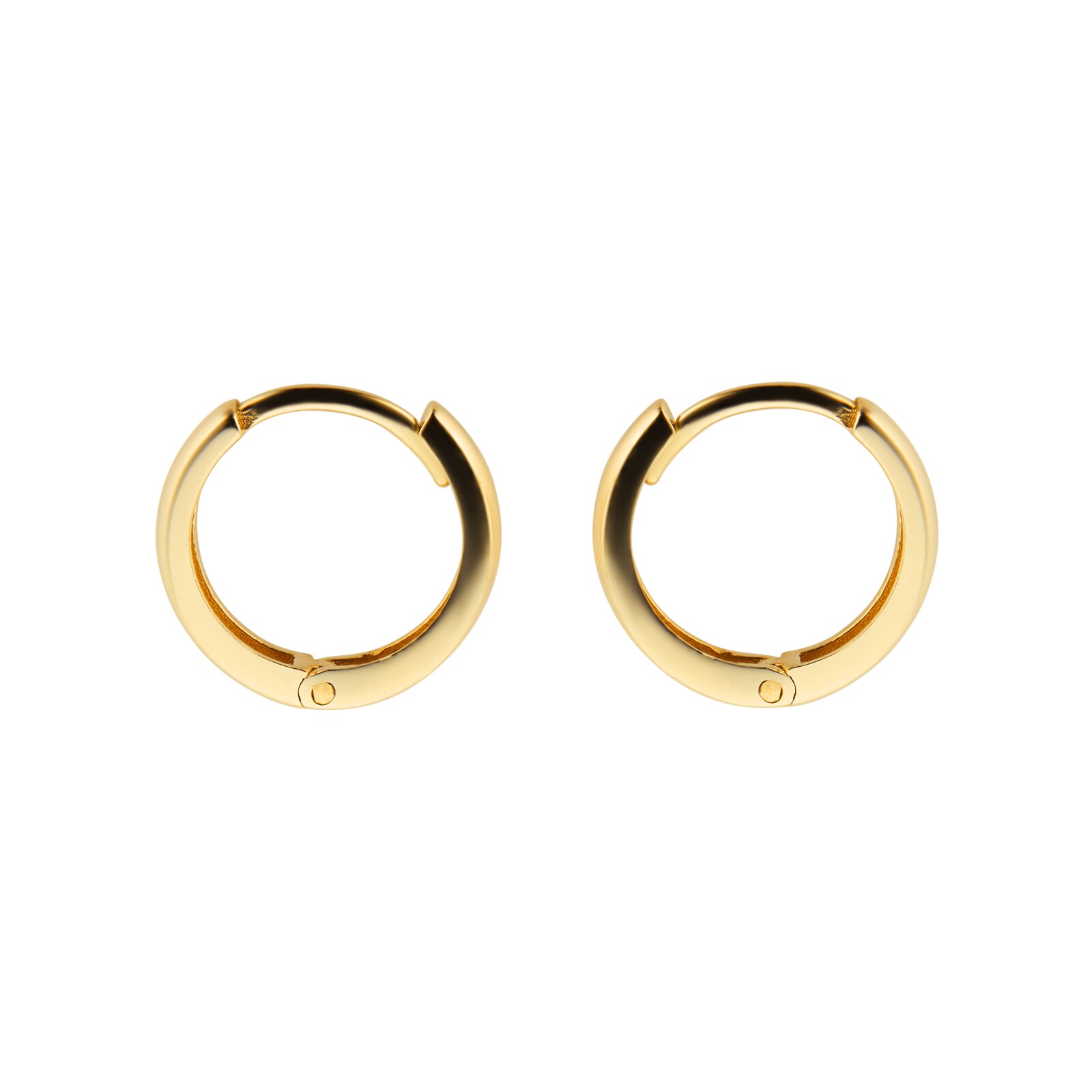 18K buy Real Gold Hoop Earring