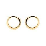 Goldsmiths 18ct Yellow Gold 11mm Huggy Hoop Earrings