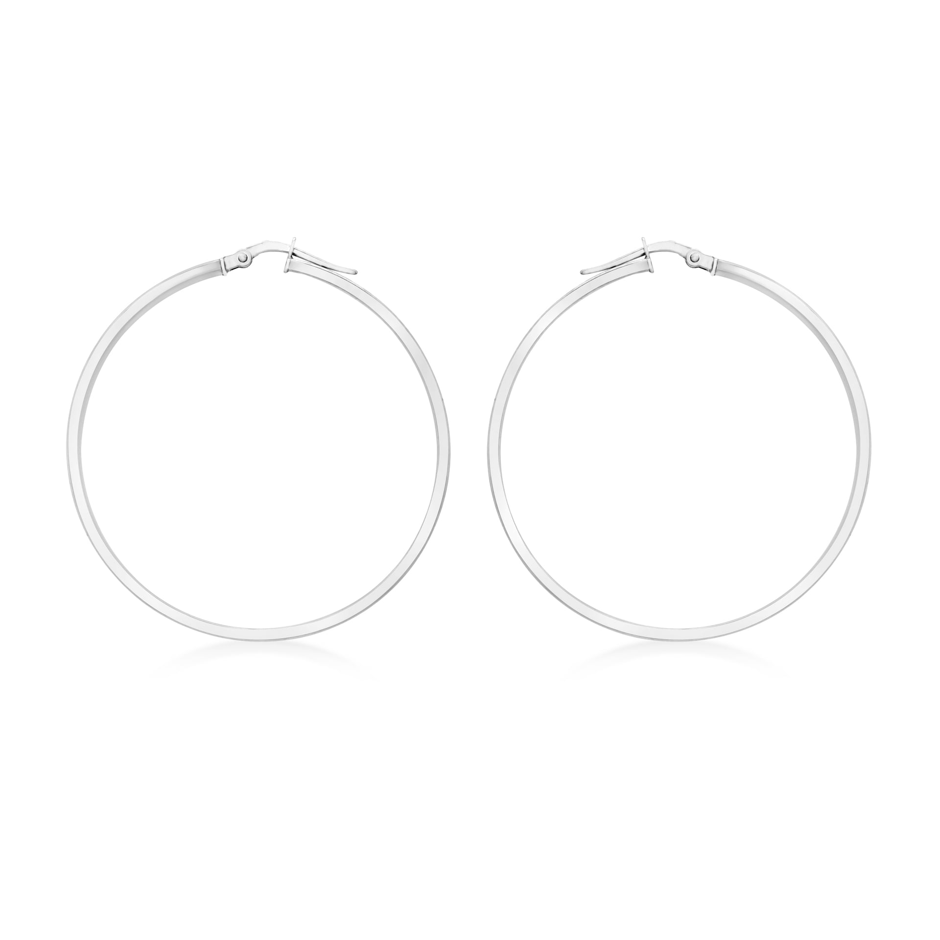 White Gold Earrings, Womens White Gold Stud, Drop & Hoop Diamond ...