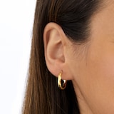 Goldsmiths 9ct Yellow Gold 18.5mm Creole Hoop Earrings