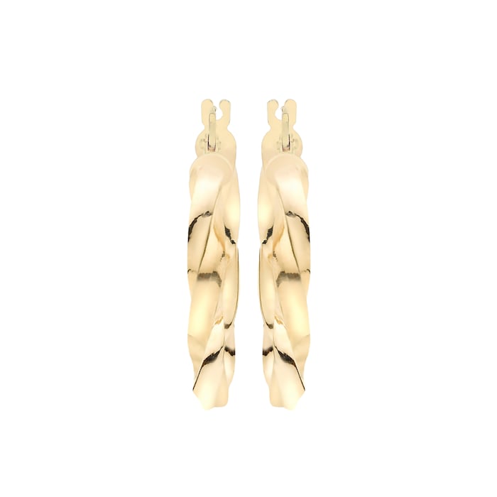 Goldsmiths 9ct Gold 23mm Creole Hoop Earrings
