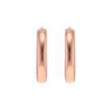 Goldsmiths 9ct Rose Gold Huggie Earrings