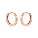 Goldsmiths 9ct Rose Gold Huggie Earrings