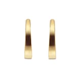 Goldsmiths 18ct Yellow Gold Tapered Huggie Hoop Earrings