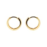 Mappin & Webb 18ct Yellow Gold 11mm Huggie Hoop Earrings