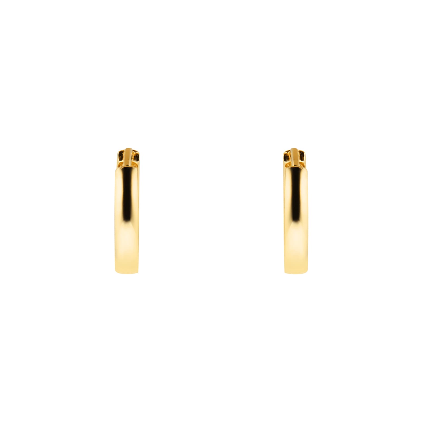 Mappin & Webb 18ct Yellow Gold 11mm Huggie Hoop Earrings