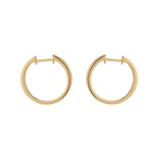 Mappin & Webb 18ct Yellow Gold 20mm Hoop Earrings
