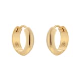 Mappin & Webb 18ct Yellow Gold 15mm Hoop Earrings