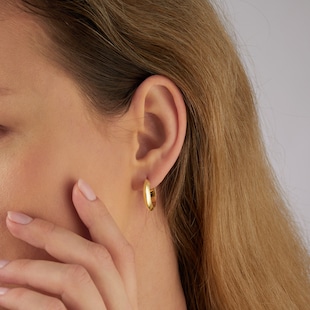 Mappin & Webb 18ct Yellow Gold 20mm Hoop Earrings