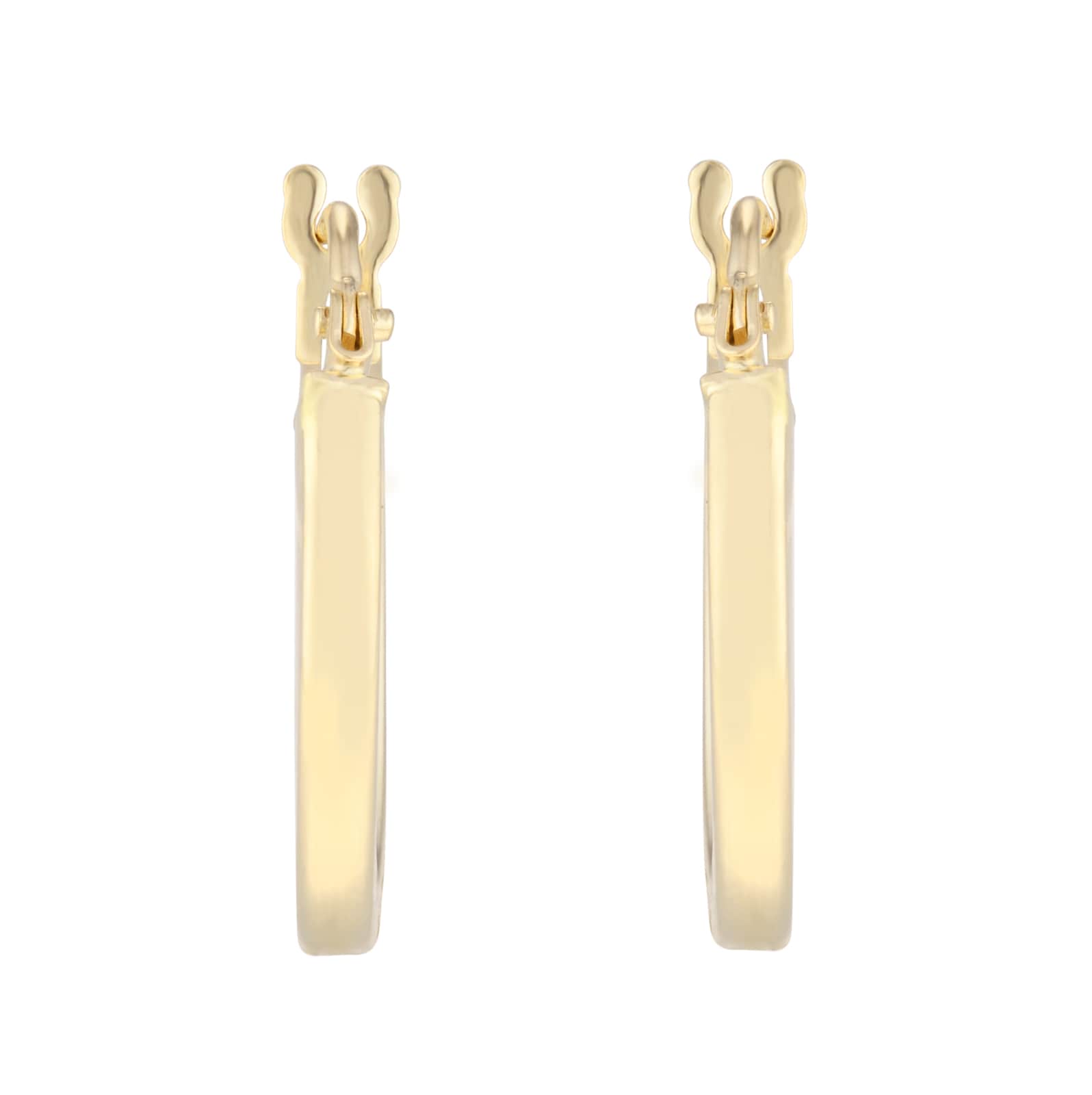 Mappin & Webb 18ct Yellow Gold 16mm Small Hoop Earrings