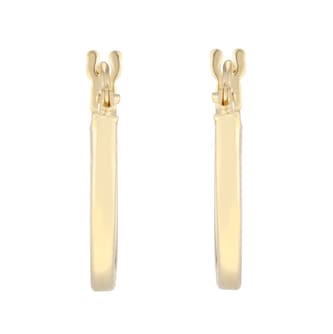 Mappin & Webb 18ct Yellow Gold 16mm Small Hoop Earrings