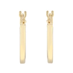 15030753 - 18ct Yellow Gold 16mm Small Hoop Earrings