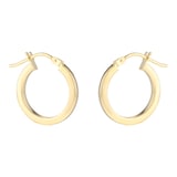 Mappin & Webb 18ct Yellow Gold 16mm Small Hoop Earrings