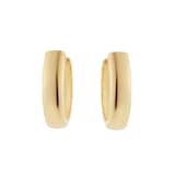 Goldsmiths 9ct Yellow Gold Huggie Hoop Earrings