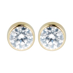 15040184 - 9ct Yellow Gold Cubic Zirconia Stud Earrings