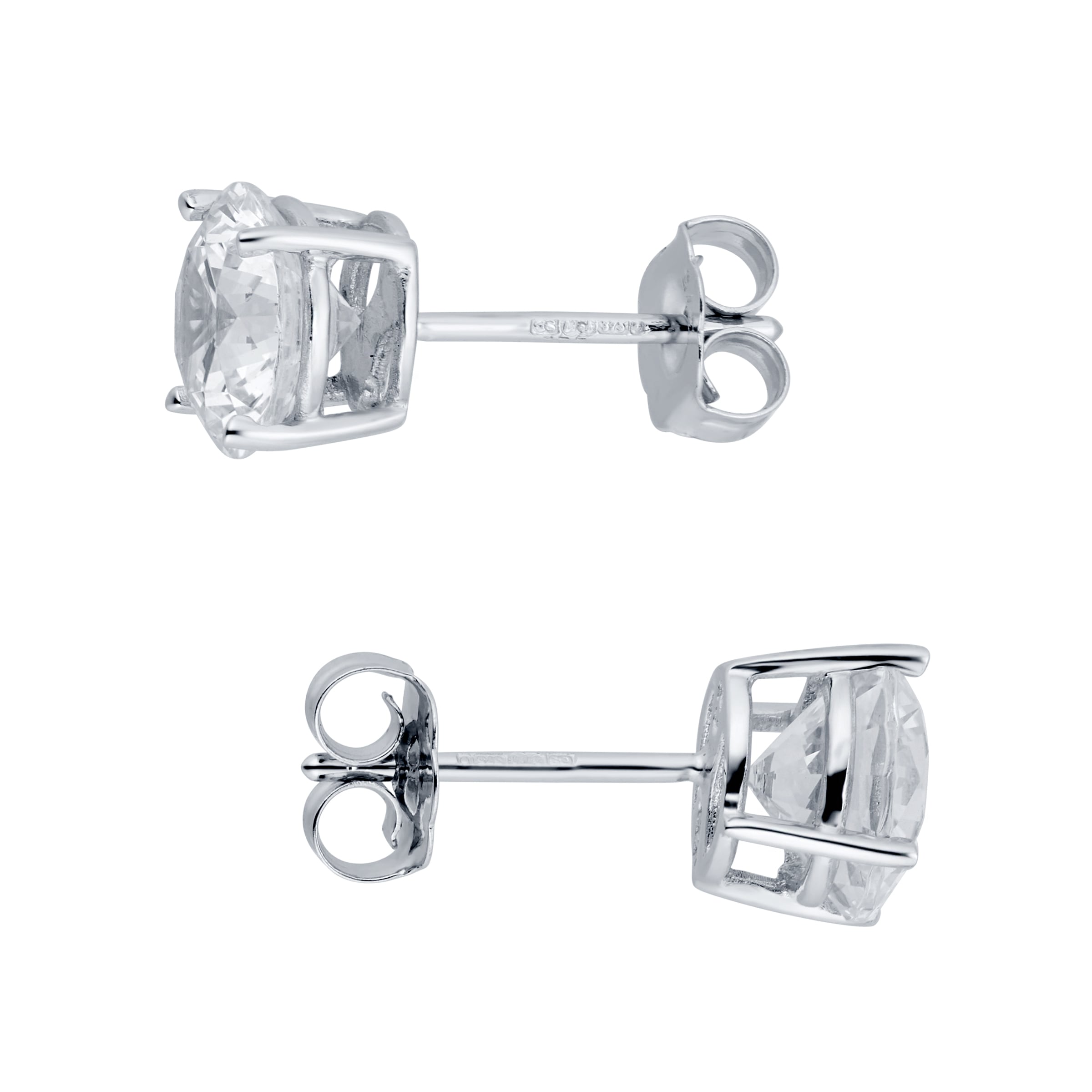 Stainless steel cubic zirconia on sale earrings