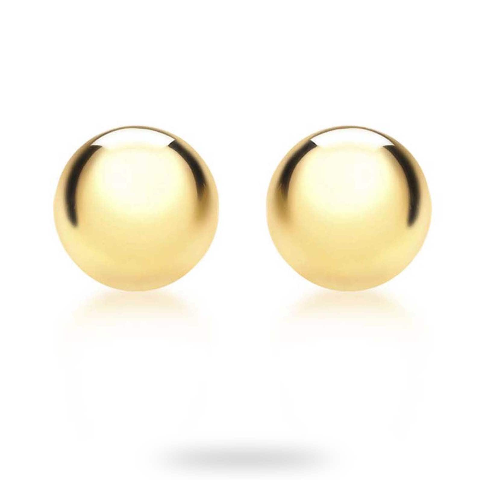 9ct gold ball store stud earrings