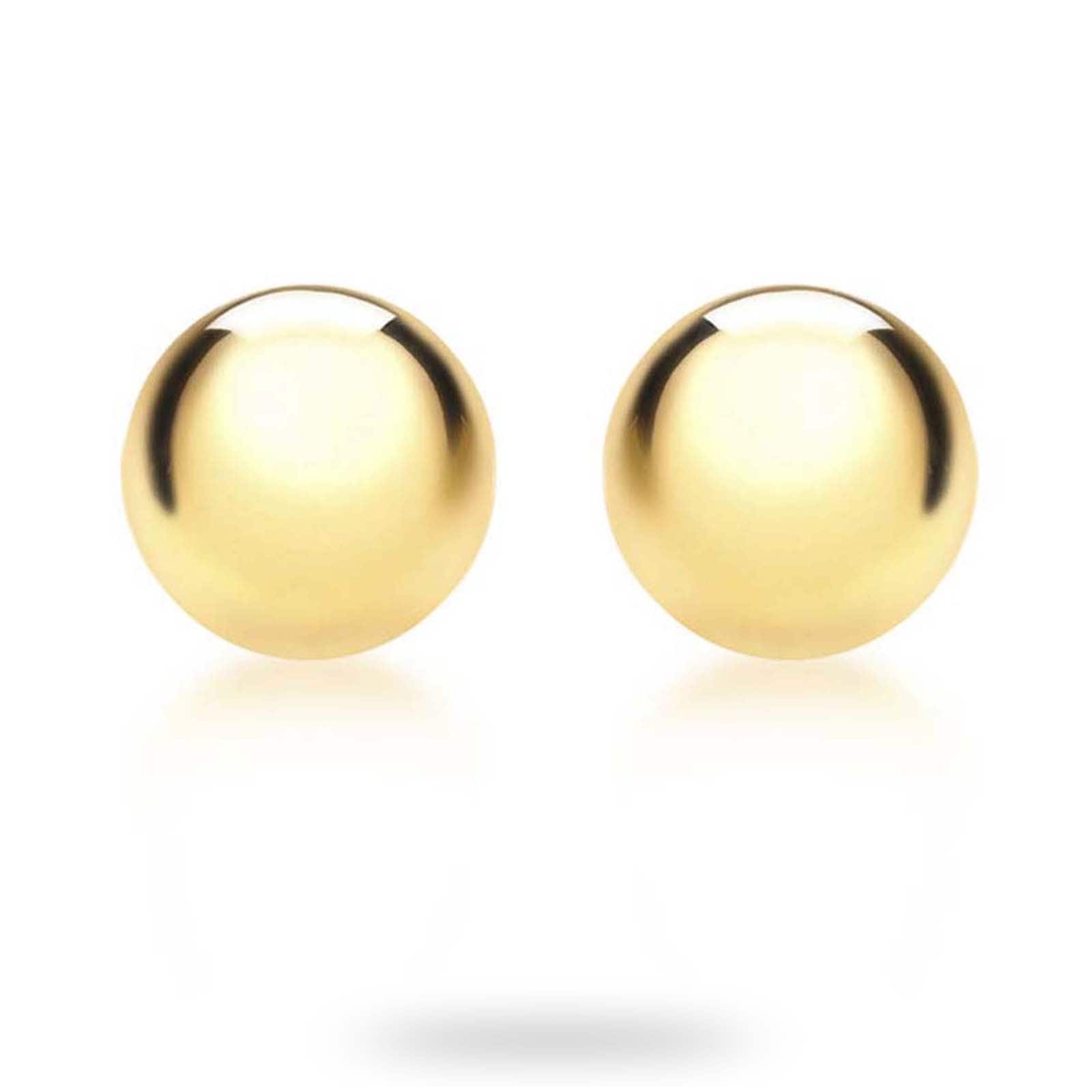Goldsmiths 9ct Yellow Gold 5mm Ball Stud Earrings