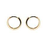 Goldsmiths 9ct Yellow Gold 10mm Huggie Hoop Earrings